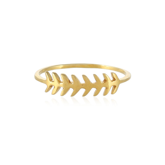 Fishbone Ring