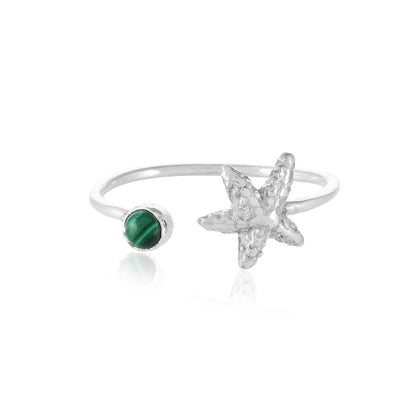 Asterina Ring | Malachite