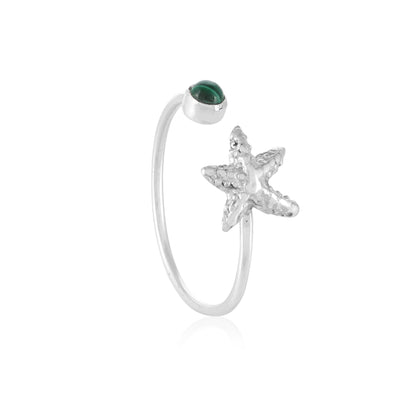 Asterina Ring | Malachite