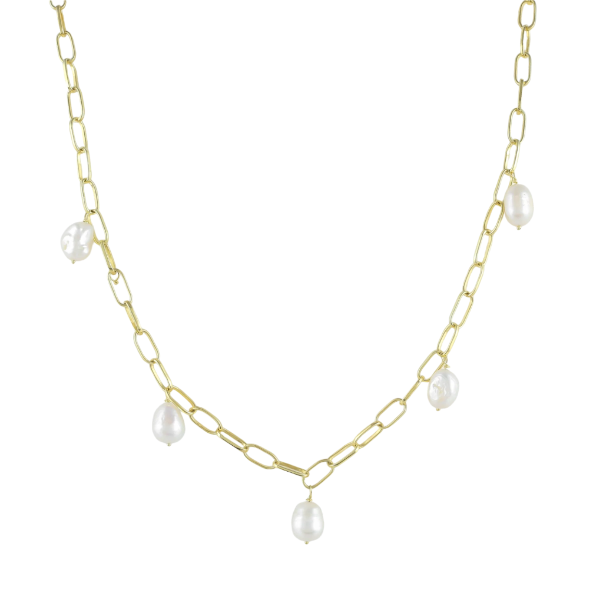 Bianca Necklace | Pearl | Gold – Plated