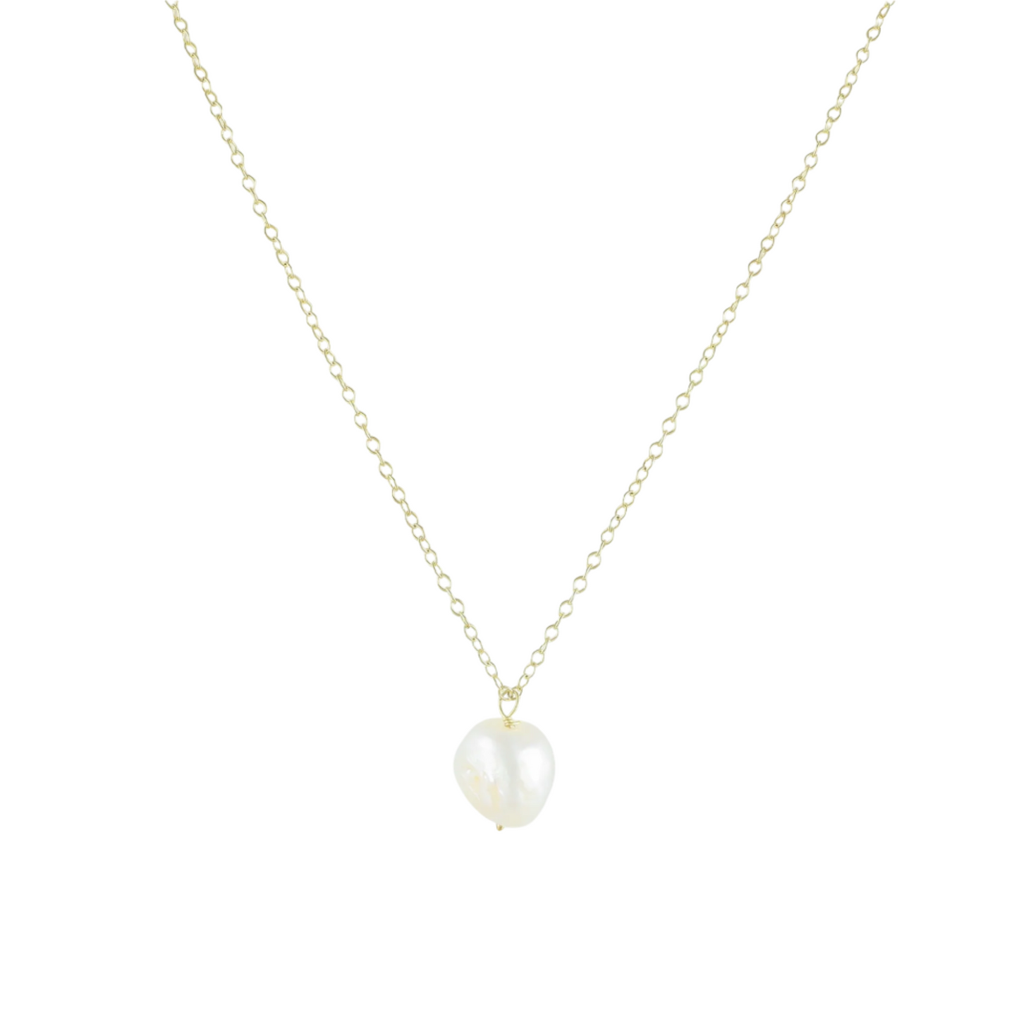 Ritta Necklace | Pearl | Gold – Plated