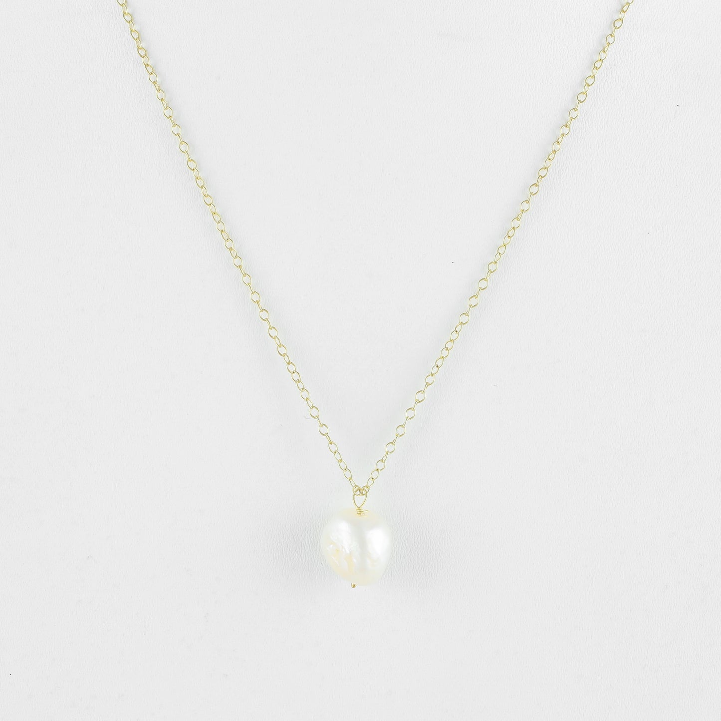 Ritta Necklace | Pearl | Gold – Plated