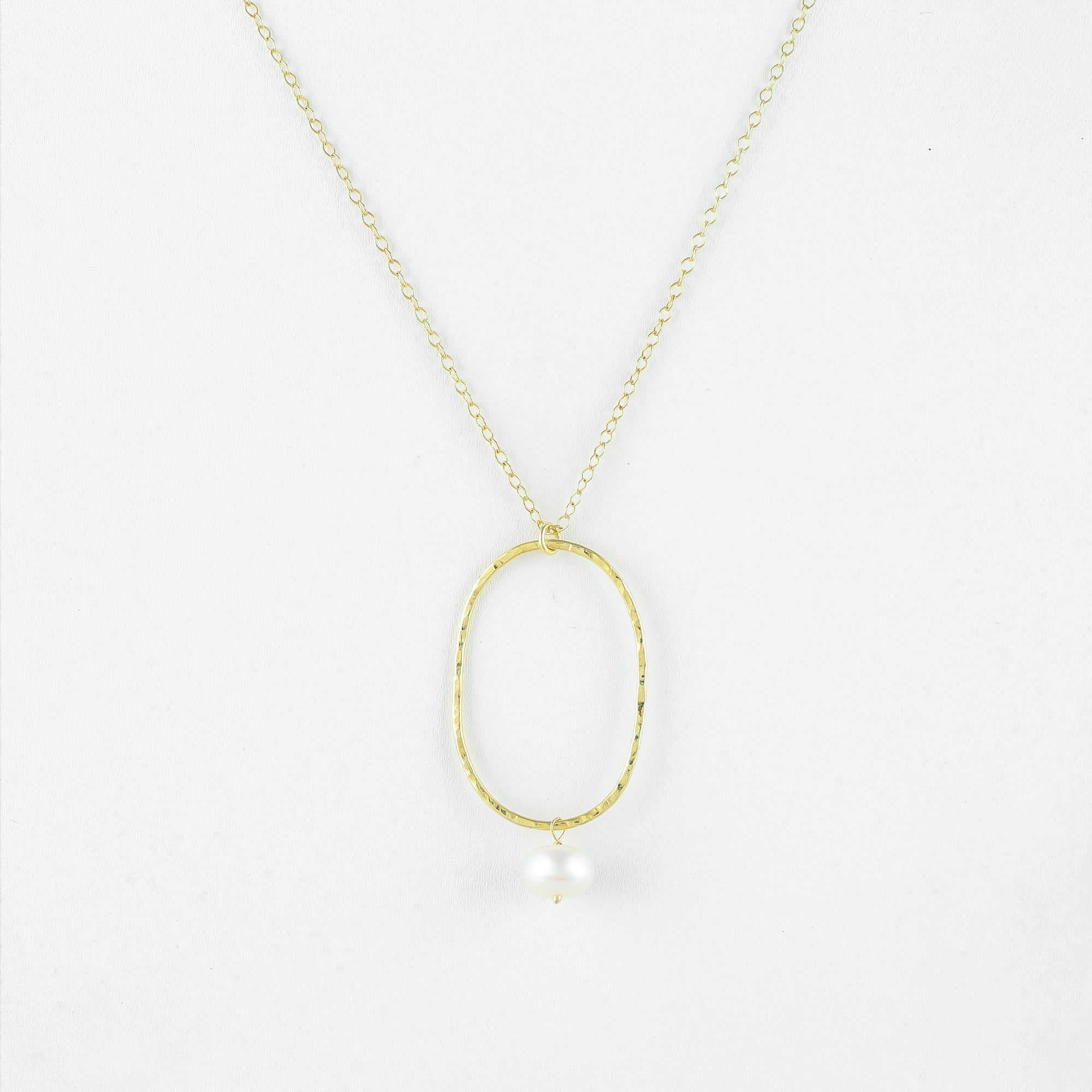 Perola Necklace | Pearl | Gold – Plated