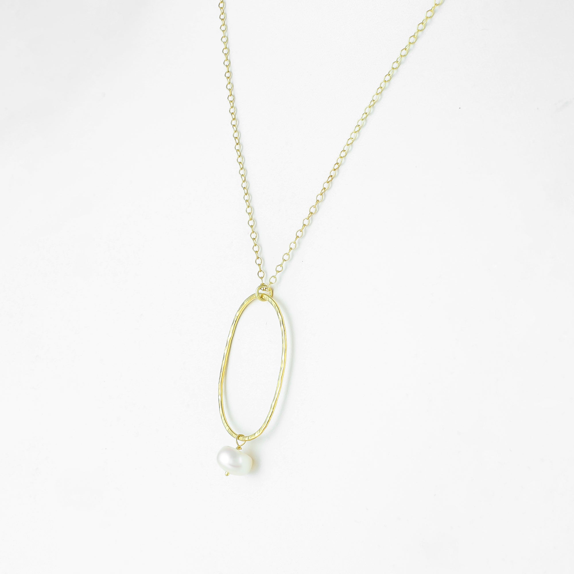 Perola Necklace | Pearl | Gold – Plated