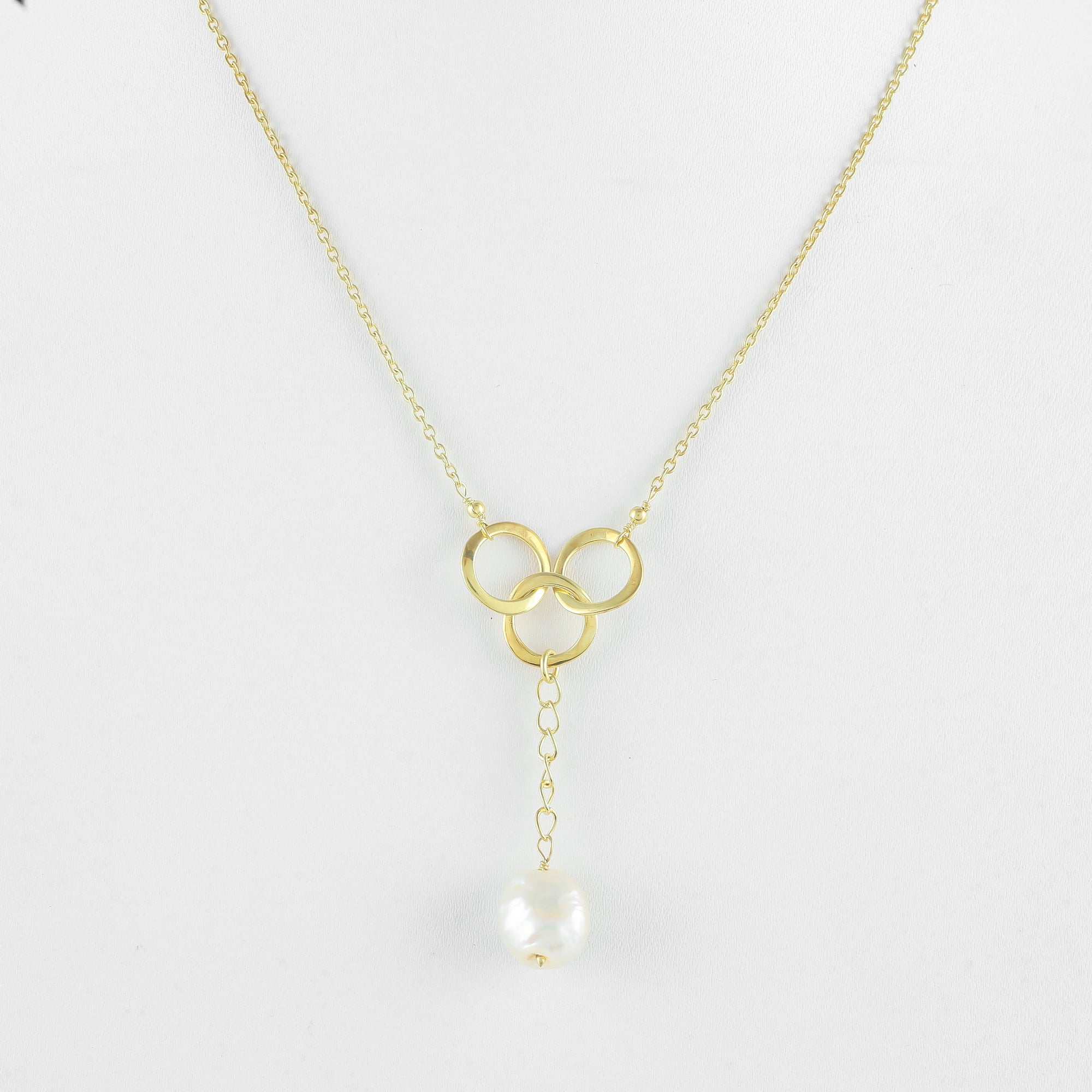 Maisy Necklace | Pearl | Gold – Plated