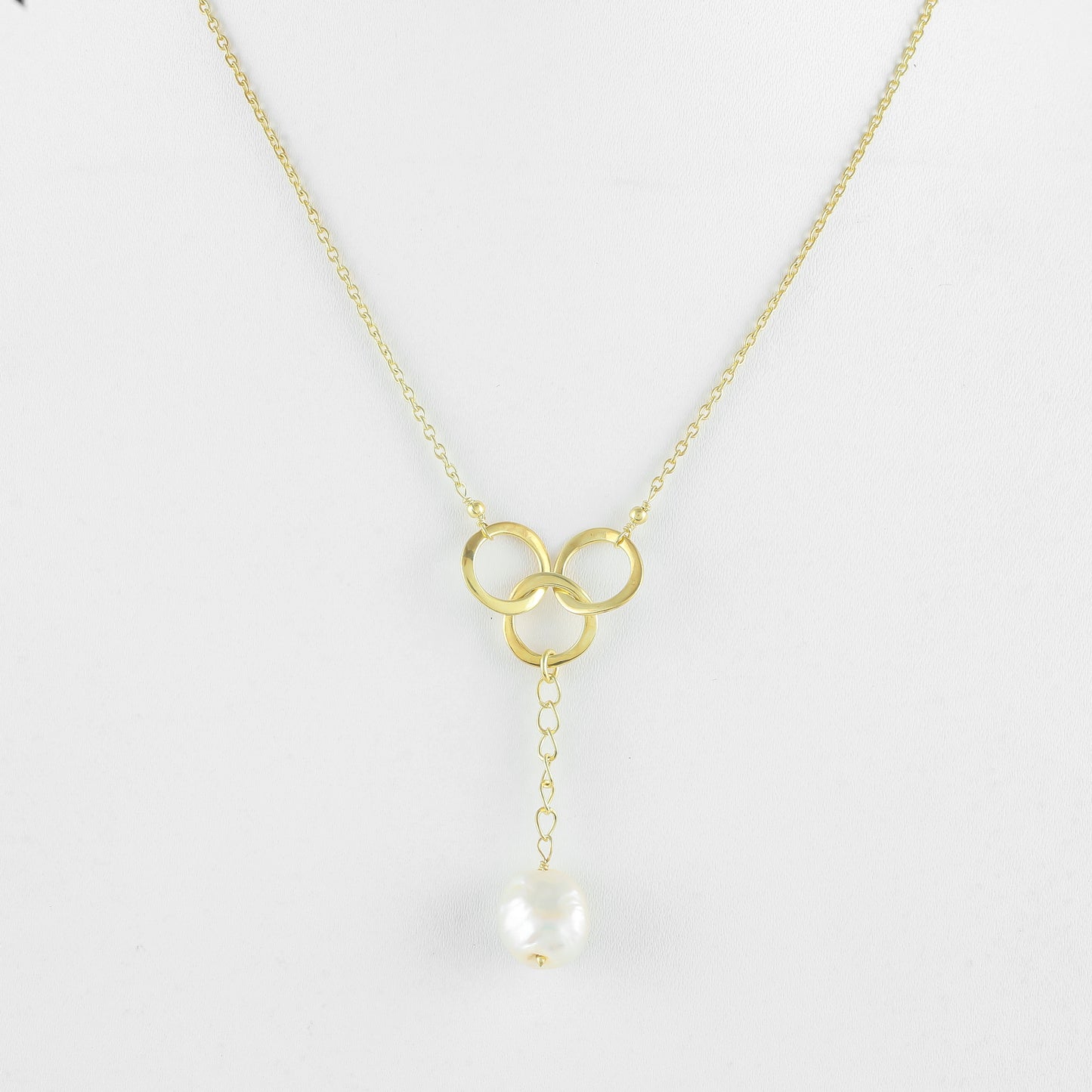 Maisy Necklace | Pearl | Gold – Plated