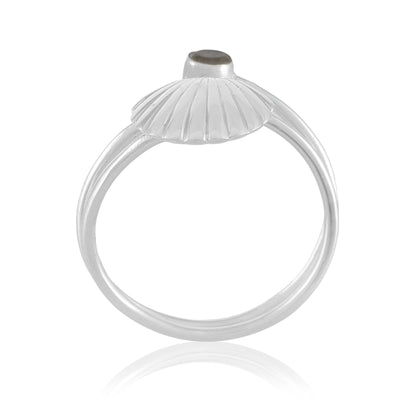 Sea Shell Layered Ring | Moonstone