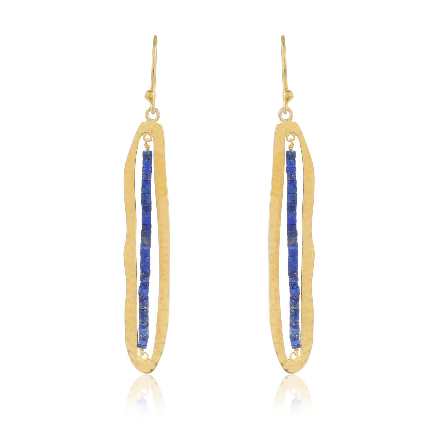 Reef Earrings | Lapis Lazuli | Gold – Plated