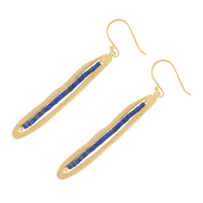 Reef Earrings | Lapis Lazuli | Gold – Plated