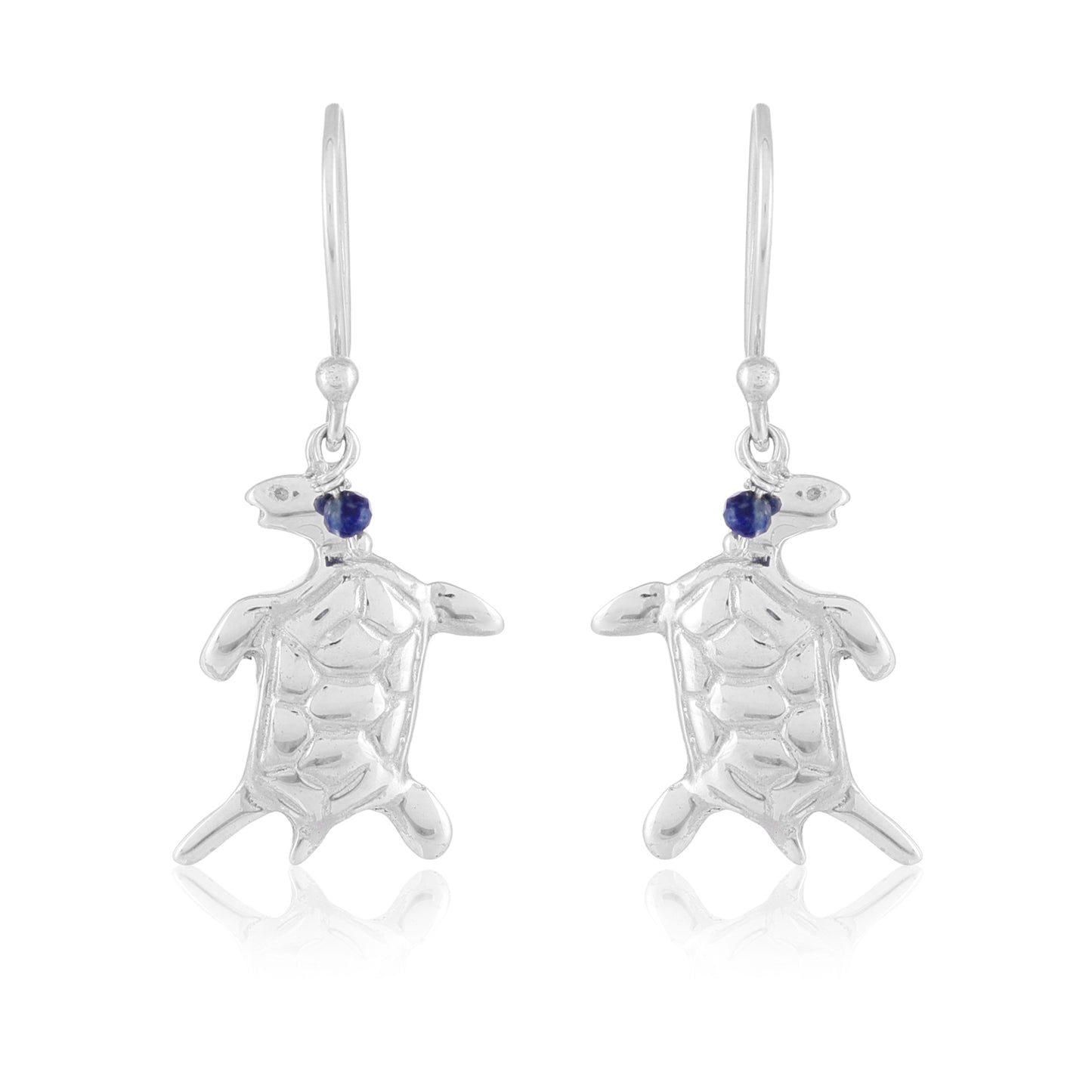 Turtle Earrings | Lapis Lazuli