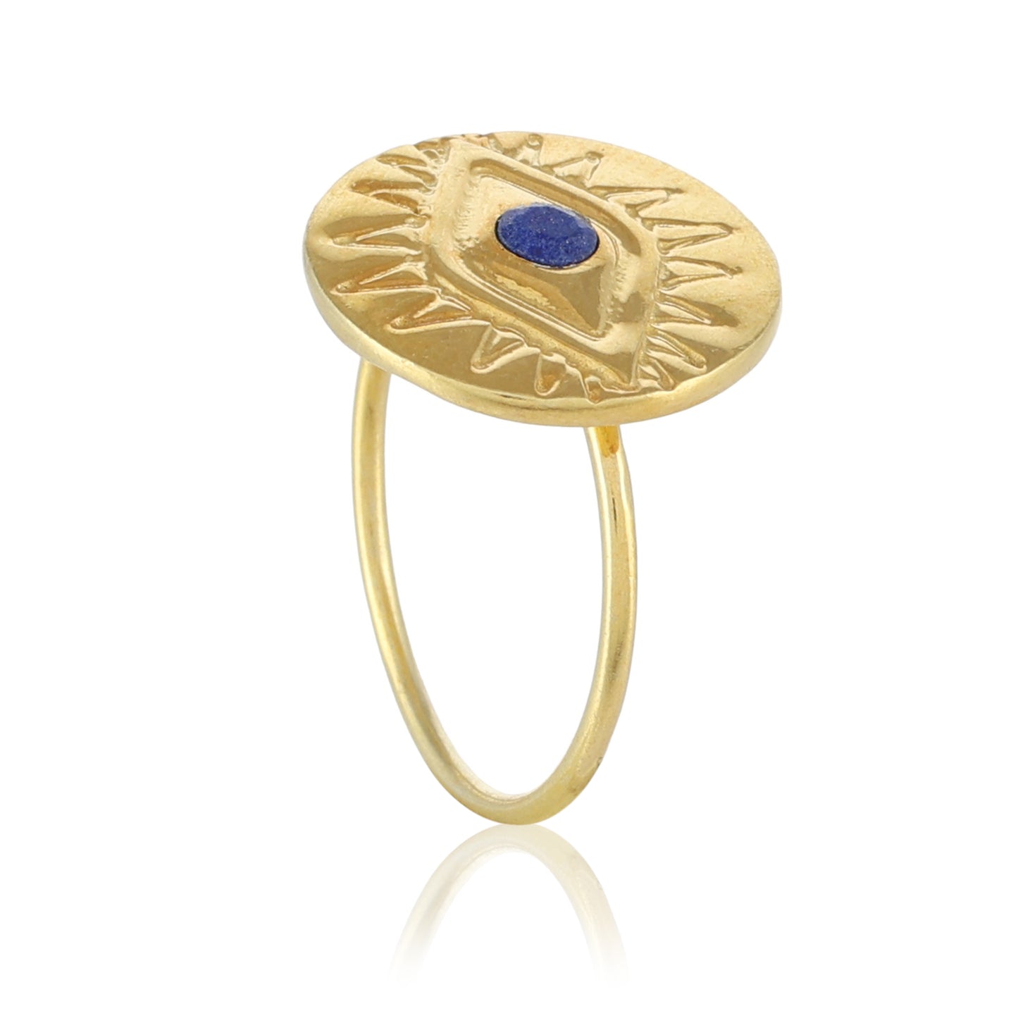 Nazar Ring | Lapis Lazuli