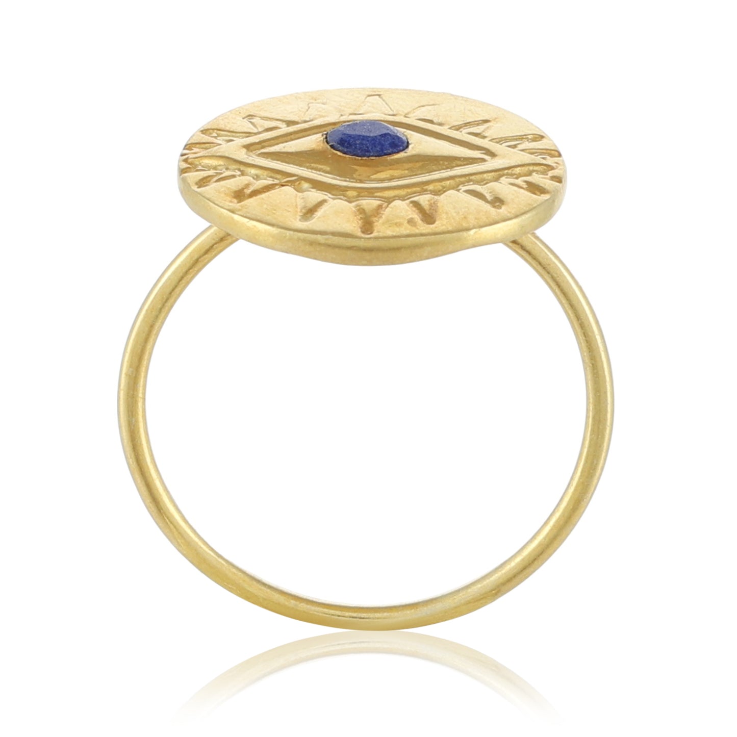 Nazar Ring | Lapis Lazuli