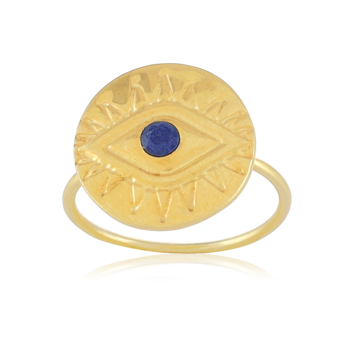 Nazar Ring | Lapis Lazuli