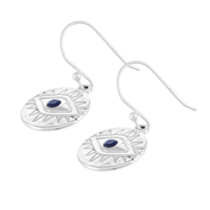 Nazar Earrings | Lapis Lazuli