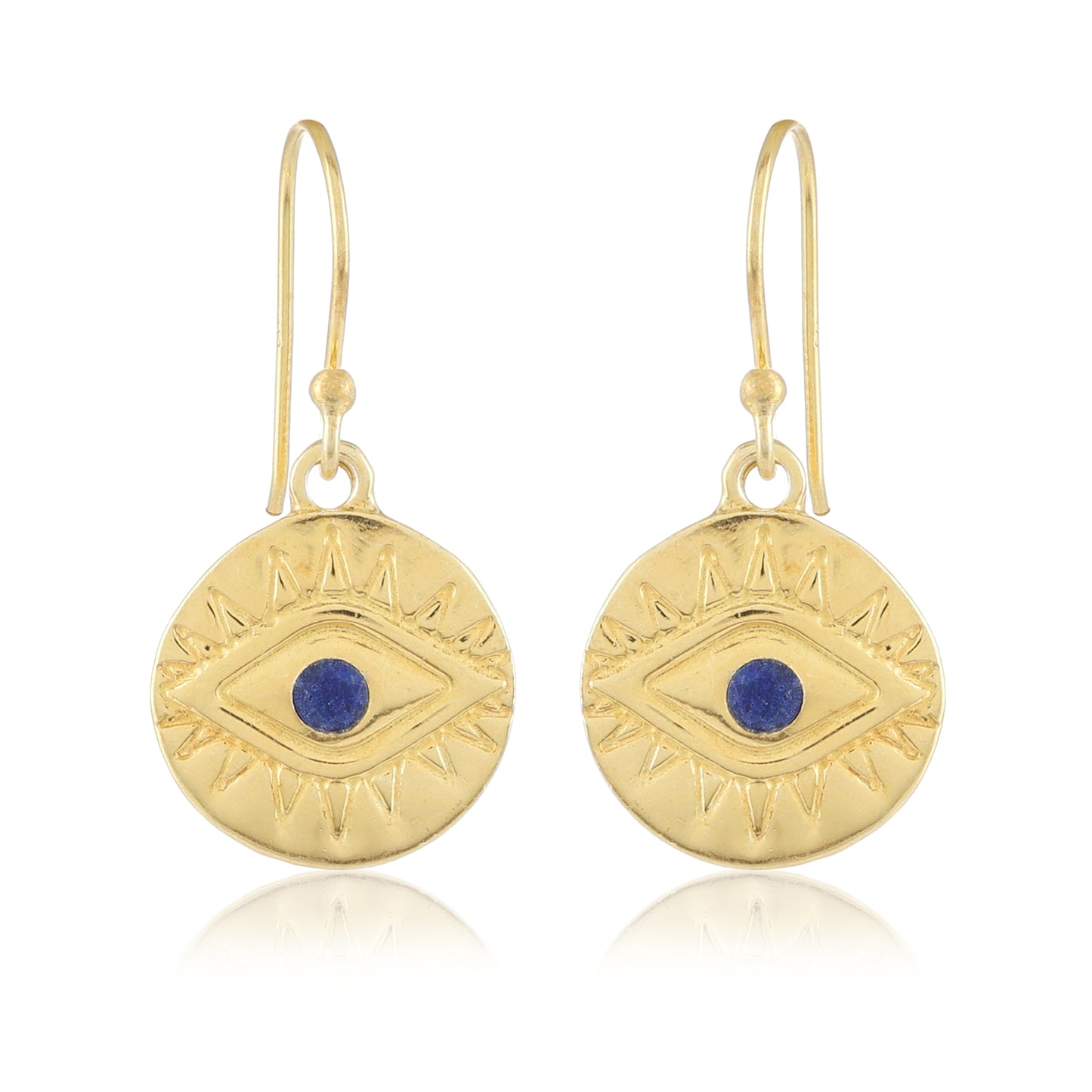 Nazar Earrings | Lapis Lazuli