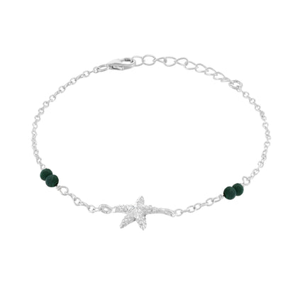 Asterina Bracelet | Malachite