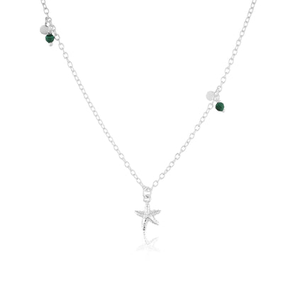 Asterina Necklace | Malachite