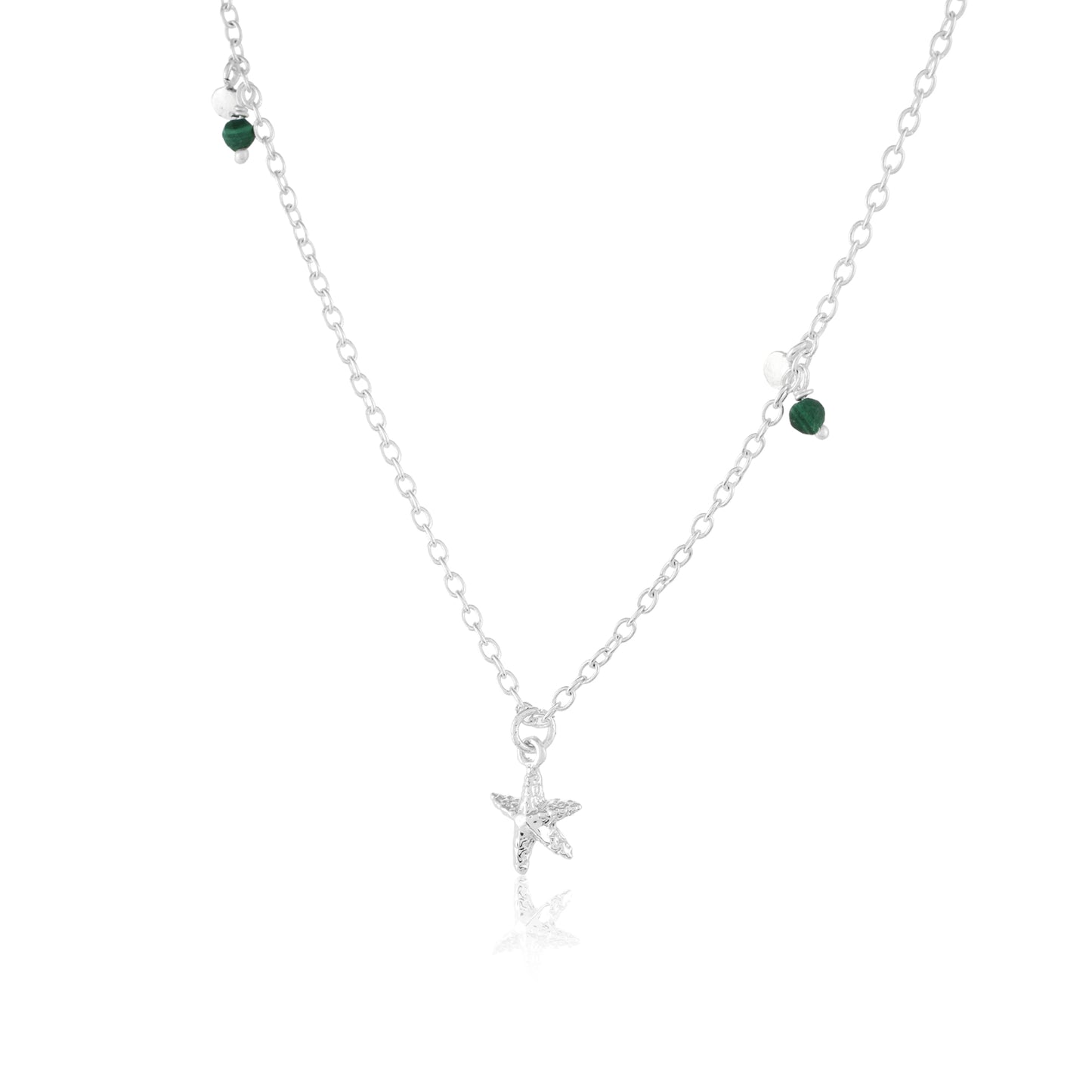 Asterina Necklace | Malachite