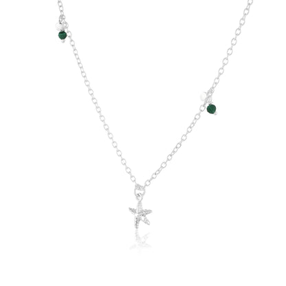 Asterina Necklace | Malachite