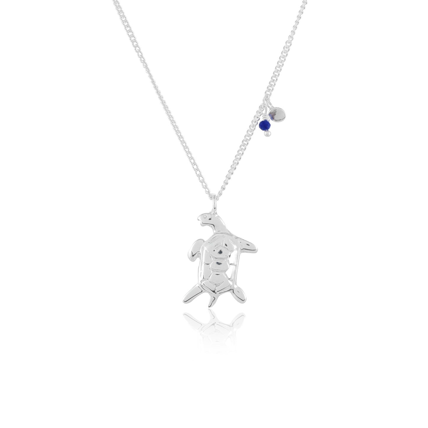 Turtle Necklace | Lapis Lazuli