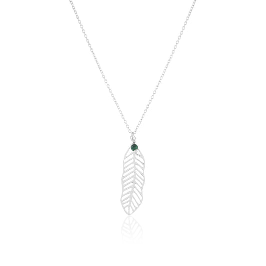 Let Leaf Necklace | Malachite